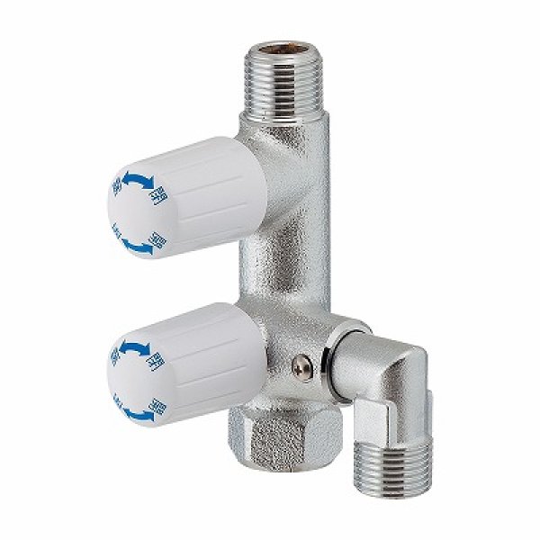 画像1: 水栓金具 カクダイ　783-535-13B キッチンヘッダー [□] (1)
