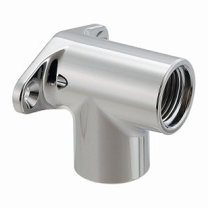 画像: 水栓金具 カクダイ　619-812-13　配管継手 クローム座付水栓エルボ [□]