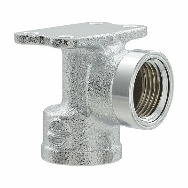 画像1: 水栓金具 カクダイ　646-401-13　配管継手 逆座水栓エルボ [□] (1)