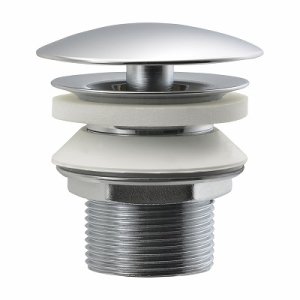 画像: 水栓金具 カクダイ 430-020-32 洗面・手洗 海外製陶器用丸鉢金物 化粧キャップ付き