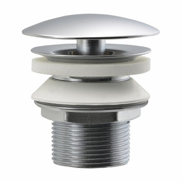 画像1: 水栓金具 カクダイ　430-020-32　洗面・手洗 海外製陶器用丸鉢金物 化粧キャップ付き (1)