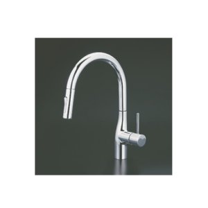 画像: KVK　KM6061ECHS　シングルシャワー付混合栓 撥水