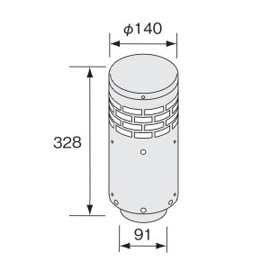 画像: ノーリツ 【 排気トップ Y-90A 0501531 】 石油給湯器 部材 屋外用排気トップ