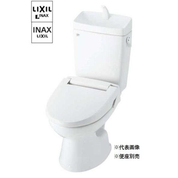 画像1: INAX/LIXIL　【BC-110PTU+DT-5800BL】 一般洋風便器(BL認定品) 便座別売 ハイパーキラミック 床上排水(Pトラップ) 手洗付 一般地 [♪] (1)