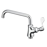 画像: 水栓金具 三栄水栓　A5371-20　単水栓 厨房用立形上向自在水栓 共用形