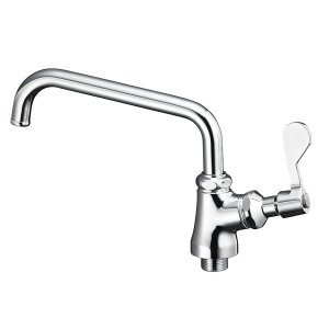 画像: 水栓金具 三栄水栓　A5371-20　単水栓 厨房用立形上向自在水栓 共用形