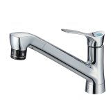 画像: 水栓金具 三栄水栓 K87121ET6JK-13 ワンホールシングルレバー式 シングル混合栓 ファインバブル付 キッチン用 寒冷地用