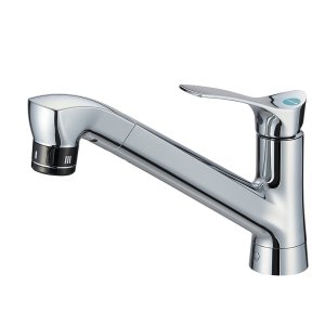 画像: 水栓金具 三栄水栓　K87121ET6JK-13　ワンホールシングルレバー式 シングル混合栓 ファインバブル付 キッチン用 寒冷地用