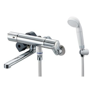 画像: 水栓金具 三栄水栓　SK18CS76-13　壁付サーモスタット式 サーモ混合栓 浄水ファインバブル付 バスルーム用
