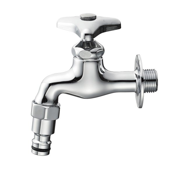画像1: 水栓金具 三栄水栓　Y306V-13　単水栓 散水用横水栓 (1)