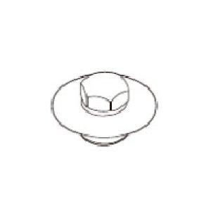 画像: サンウェーブ/LIXIL　LF-7T-JG　水栓金具 水栓穴化粧フタ 予備給水栓プラグ(壁面穴用) [△]