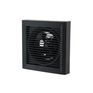 画像: 高須産業 PFS2-100AH1(K) 換気扇 パイプ用ファン 居室 洗面室 トイレ用 パイプ径φ100 強制排気用 大風量タイプ 格子パネル ブラック