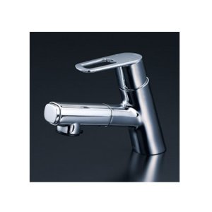 画像: KVK　FSL150DZEFT　シングルシャワー付混合栓(ｅレバー) 寒冷地用