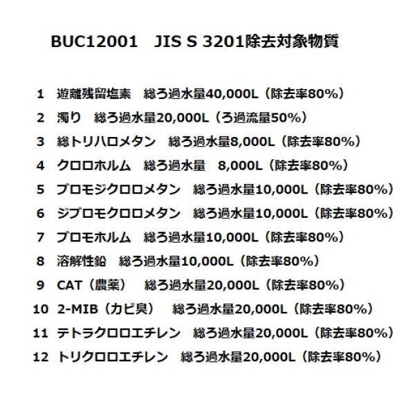 画像3: 【正規品取扱認定店・在庫あり】三菱ケミカル・クリンスイ 【BUC12001 ２個セット】 浄水器カートリッジ (UZC2000の後継品)[☆【本州四国送料無料】] (3)