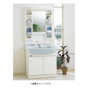 画像: クリナップ 【M-751CHVN + BTSL75TVHJTS】 BTSシリーズ 間口75cm ミラーキャビネット(1面鏡)+洗面化粧台開きタイプ  [♪△]