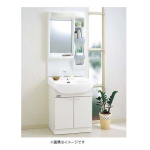 画像: クリナップ 【M-601CHVN + BTSL60TVIJTS】 BTSシリーズ 間口60cm ミラーキャビネット(1面鏡)+洗面化粧台開きタイプ  [♪△]