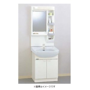 画像: クリナップ 【M-601CHVN + BTSL60TSHJTS】 BTSシリーズ 間口60cm ミラーキャビネット(1面鏡)+洗面化粧台開きタイプ  [♪△]