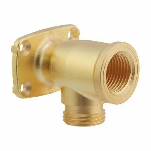 画像1: 水栓金具 カクダイ　646-804-13　座付水栓エルボ (1)