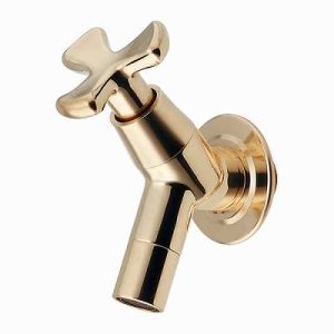 画像: 水栓金具 カクダイ　701-216-13　ガーデン用水栓 アンティークゴールド  (旧品番701-215-13)