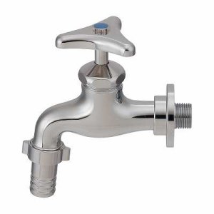 画像: 水栓金具 カクダイ　703-111-13　カップリング付き横水栓