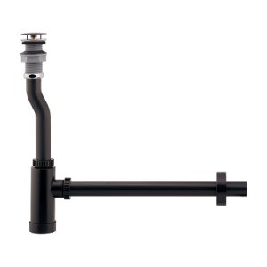 画像: 水栓金具 カクダイ　494-114-32　ボトルトラップ ブラック