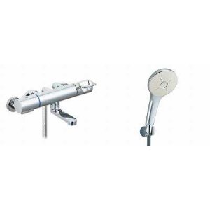 画像: INAX/LIXIL　BF-KA147TSM　水栓金具 サーモスタット付シャワーバス水栓 エコアクアシャワーSPAメッキ仕様 クロマーレＳ [★]