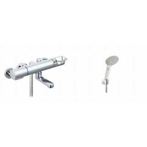 画像: INAX/LIXIL　BF-KA147TNSJM　水栓金具 サーモスタット付シャワーバス水栓 エコアクアスイッチシャワー クロマーレＳ [★]