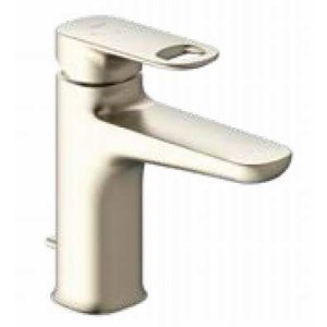 画像: INAX/LIXIL　LF-YD340SY/SNI　水栓金具 シングルレバー混合水栓 デュアラ(エコハンドル) シャインニッケル 一般地 [◇]