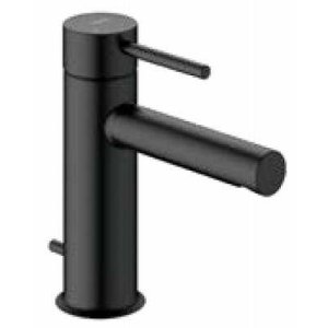 画像: INAX/LIXIL　LF-YE340SY/SAB　水栓金具 シングルレバー混合水栓 eモダン(エコハンドル) ブラック 一般地・寒冷地共用 [★]