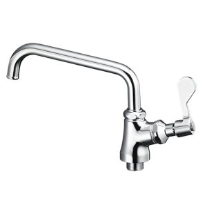 画像: 水栓金具 三栄水栓　A5371-13　厨房用立形上向自在水栓［共用形］