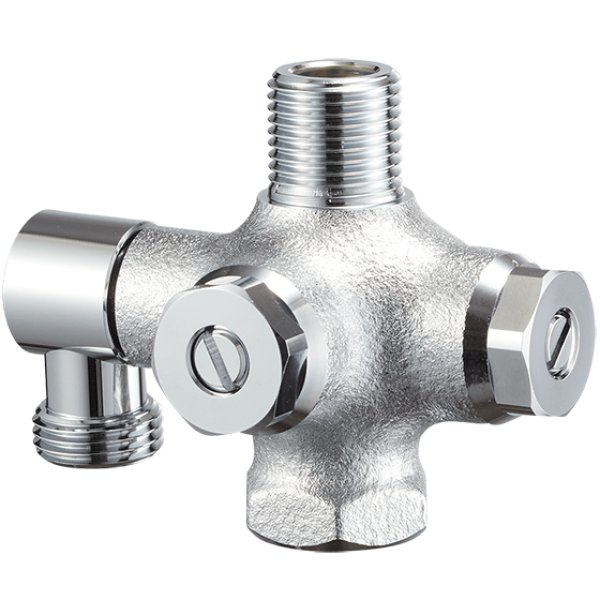 画像1: 水栓金具 三栄水栓　V2221LA-X3-13　分岐止水栓本体 [共用形] (1)