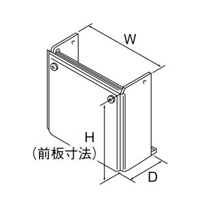 画像: リンナイ 【WOP-L101(K)UW-650 23-3459】 配管カバー 602×250×225 ガス給湯器部材 [≦]