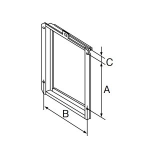 画像: リンナイ 【UOP-5030-4 24-8566】 扉内設置用取付BOX 509×286×42 2連用 ガス給湯器部材