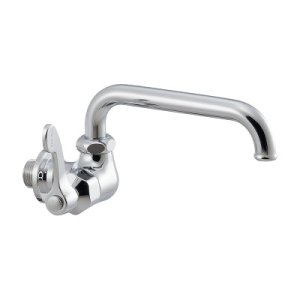 画像: 水栓金具 カクダイ 724-507-20QR 厨房用左ハンドル横形自在水栓