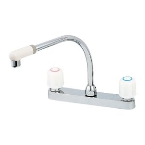 画像: 水栓金具 カクダイ 151-016 2ハンドル混合栓