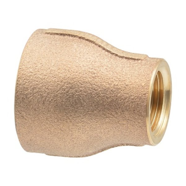 画像1: 水栓金具　カクダイ　6127-13×10 砲金ソケット(異径) (1)