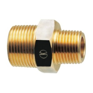 画像: 水栓金具 カクダイ 6128-13×10 砲金ニップル(異径)