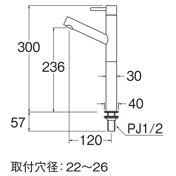 画像2: 水栓金具 三栄水栓　Y5075H-2T-MDP　立水栓 マットブラック (2)