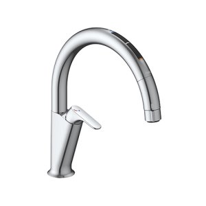 画像: INAX/LIXIL JF-NAA466SY(JW) キッチン用タッチレス水栓 ナビッシュ(浄水器ビルトイン形)スタンダードタイプ [◇]