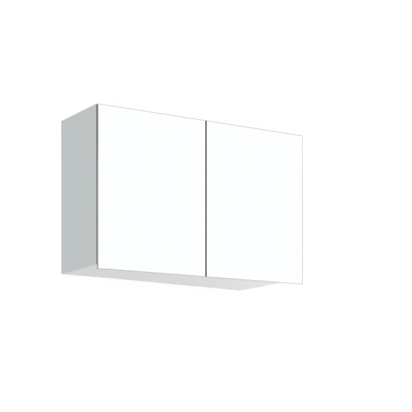 画像1: onedo/ワンド/旧マイセット STO-90EN-[SW] ホワイト STO型 多目的吊り戸棚 間口90cm 奥行20.1cm [♪] (1)