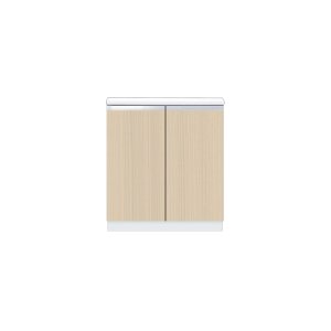 画像: onedo/ワンド/旧マイセット STO-80RC-[LG] 木目 STO型 壁面収納 フロアユニット 間口80cm 奥行36cm 受注生産品 [§♪]