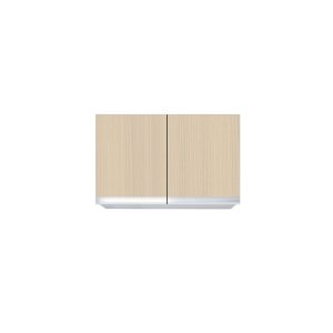 画像: onedo/ワンド/旧マイセット KTD3-45-75FH-[LG] 木目 KTD3型 吊り戸棚 不燃仕様 高さ45cm 間口75cm 奥行35.8cm [♪]