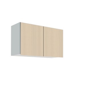 画像: onedo/ワンド/旧マイセット STO-90JN-[LG] 木目 STO型 多目的吊り戸棚 間口90cm 奥行31.1cm [♪]