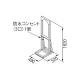 画像: リンナイ 【UOP-5001STD-1S 23-2276】 連結スタンド1S 業務用ガス給湯器 部材 [♪]