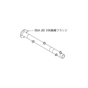 画像: リンナイ 【UOP-E50MHS-4W65 23-2257】 水湯配管セット4W65 全長1122mm 業務用ガス給湯器 部材