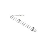 画像: リンナイ 【UOP-E32MHS-W4-40(A) 23-4706】 水湯配管セットW4 全長866mm 業務用ガス給湯器 部材