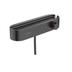 画像: ハンスグローエ 24360670 シャワータブレット セレクト シャワーサーモスタット 400 露出型 マットブラック 受注生産品 §♪