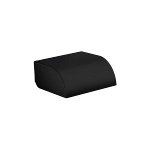 画像: ハンスグローエ 42858670 アクサーユニバーサルサーキュラーアクセサリー ペーパーホルダーカバー付 マットブラック 受注生産品 §♪