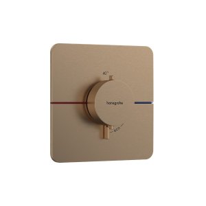 画像: ハンスグローエ 15588140 ShowerSelect Comfort Q シャワーサーモスタット 埋込式 155/155(化粧部) ブラッシュドブロンズ ♪