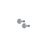 画像: ハンスグローエ 52054719 共通部品 止水栓付偏心脚(2個入り、フランジ φ70mm) ♪
